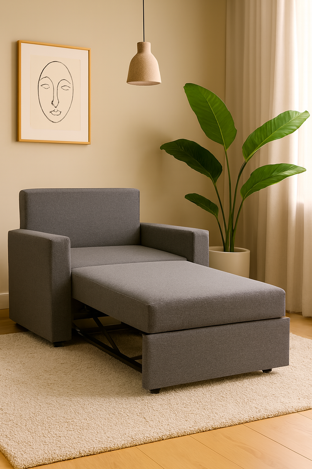 ماجيك (كرسي حديد متعدد الوظائف – كرسي / سرير)